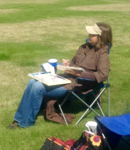 En Plein Air Artist Roberta J. Burruss